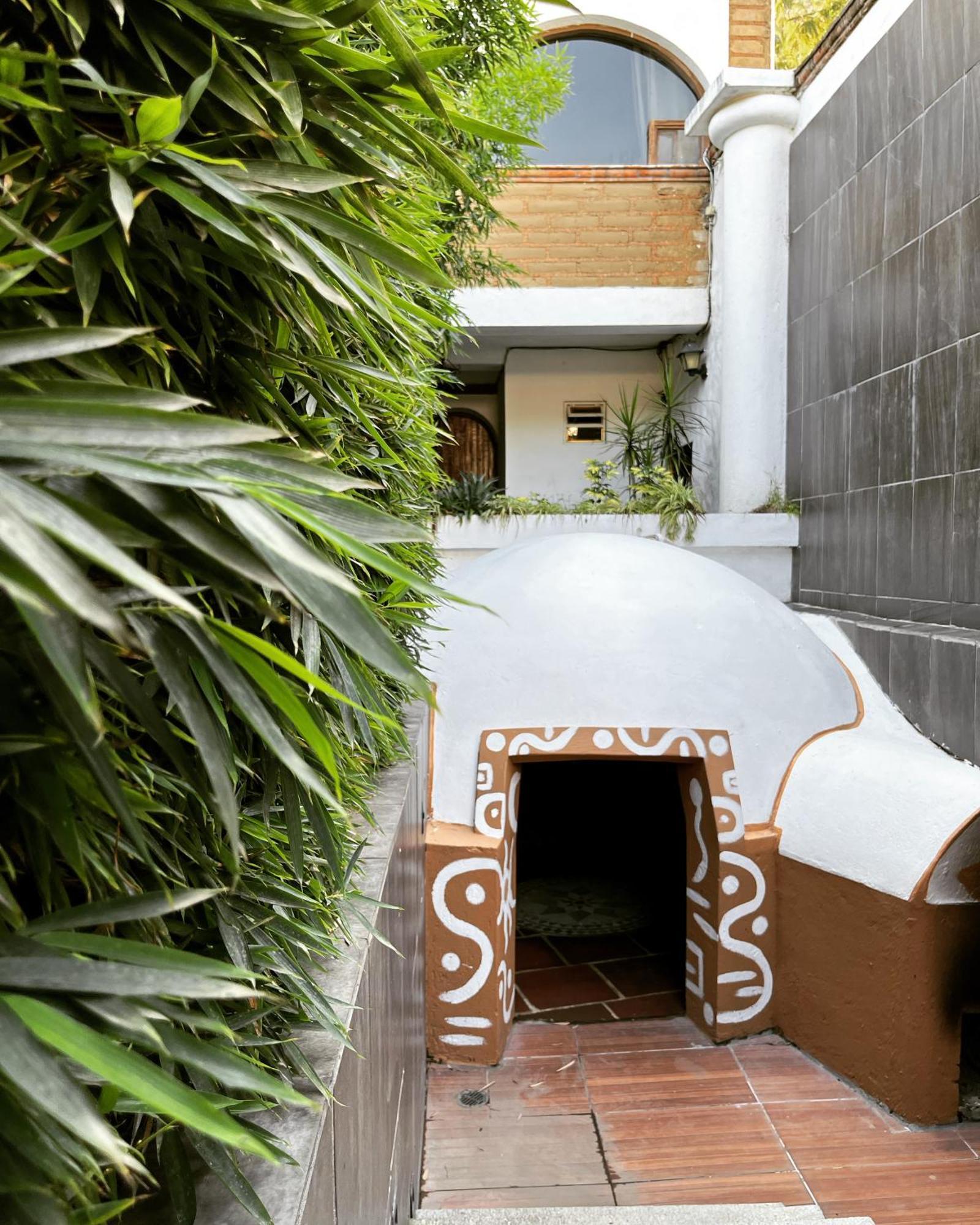 Hotel Hacienda Ventana Del Cielo 테포츨란 외부 사진